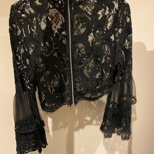 lace bell slv blouse honey for sale